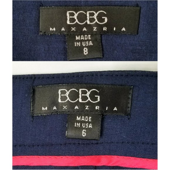 BCBG MaxAzria Womens 2-Piece Top & Pants Suit Set Navy Pink - Picture 5 of 14